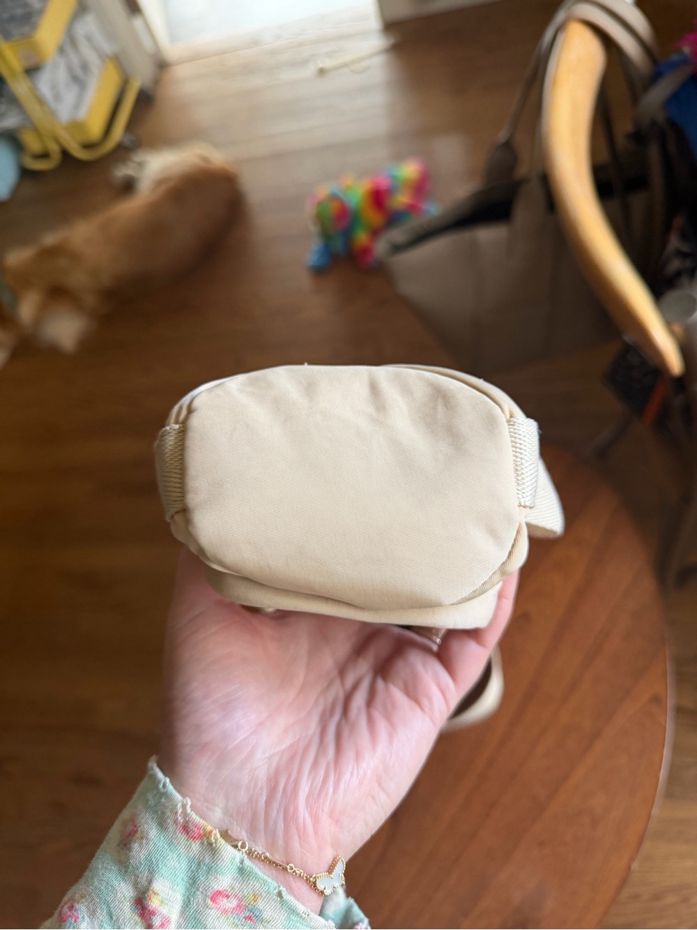 BEIS Cream Crossbody Water Bottle Holder Bag - Picture 3 of 5